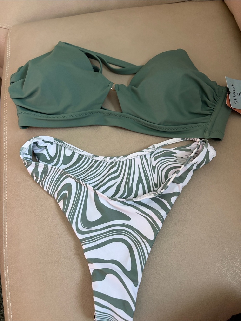 Shade and shore swim top and bottom
